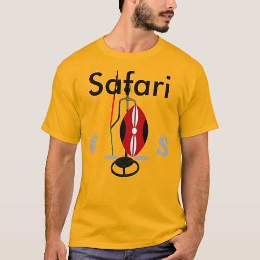 Jongens Safaris Hakuna Matata-overhemden T-shirt (Voorkant)