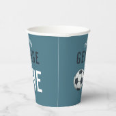 Jongens Schattig Blauw Sport Kinder 1e Verjaardag Papieren Bekers (Rechts)