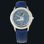 Jongens Schattig Blauw Springer Spaniel Hond Kinde Horloge<br><div class="desc">Dit schattige en moderne jongenshorloge design heeft een schattige springer spaniel cartoon met een blauwe achtergrond. Er is ook ruimte voor u om de naam van uw kind toe te voegen. Het perfecte cadeau voor elke puppy liefhebber! Bekijk de rest van ons collectie voor andere kinder en peuteritems met hondenthema....</div>