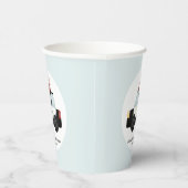 Jongens Schattige Blauwe Politieauto Verjaardag Papieren Bekers (Rechts)