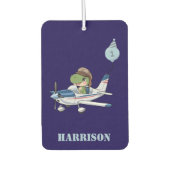 Jongens Schattige Blue Airplane Dinosaurus Kinder  Luchtverfrisser (Voorkant)