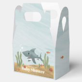 Jongens Schattige Blue Ocean Zee Shark Fish Baby s Bedankdoosjes (Geopend)