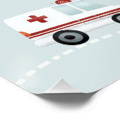 Jongens Schattige Blue Peuter Verjaardag Welkom Te Perfect Poster (Hoek)