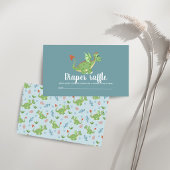 Jongens Schattige Dragon Baby shower Luier Raffle Informatiekaartje