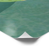 Jongens Schattige Magical Dragon Baby shower Welko Perfect Poster (Hoek)