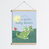 Jongens Schattige Magical Dragon Baby shower Welko