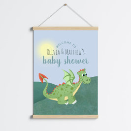 Jongens Schattige Magical Dragon Baby shower Welko Perfect Poster