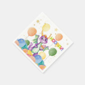 Jongens Schattige Modern Dragon Kids Verjaardag Se Servet (Hoek)