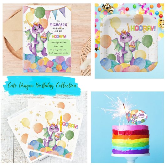 Jongens Schattige Modern Dragon Kinder Papier Bord