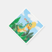 Jongens Schattige Moderne Dinosaurus Kinderen Verj Servet (Hoek)