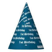 Jongens Schattige Reizen Vliegtuig Kids Verjaardag Feesthoedjes (Links)