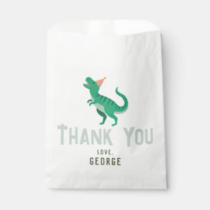 Jongens Schattige T-Rex Dinosaurus Kids Verjaardag Bedankzakje