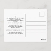 Jongen's Schattigee buitenruimte 1e verjaardagsuit Briefkaart (Achterkant)