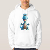 Jongens Schattigee dinosaurushoodie Hoodie (Voorkant)