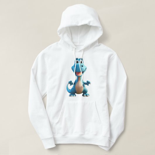Jongens Schattigee dinosaurushoodie Hoodie (Design voorkant)