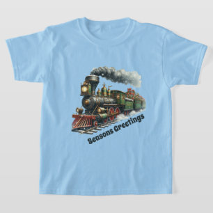 Jongens seizoenen groeten en tekst toevoegen t-shirt
