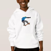 Jongens Skateboarder hoodie (Voorkant)