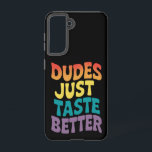 Jongens smaken gewoon beter Gay Pride vintage Samsung Galaxy Hoesje<br><div class="desc">Jongens smaken gewoon beter Gay Pride vintage</div>