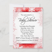 Jongens Sneeuwvlok Kerst Baby shower Kaart (Achterkant)