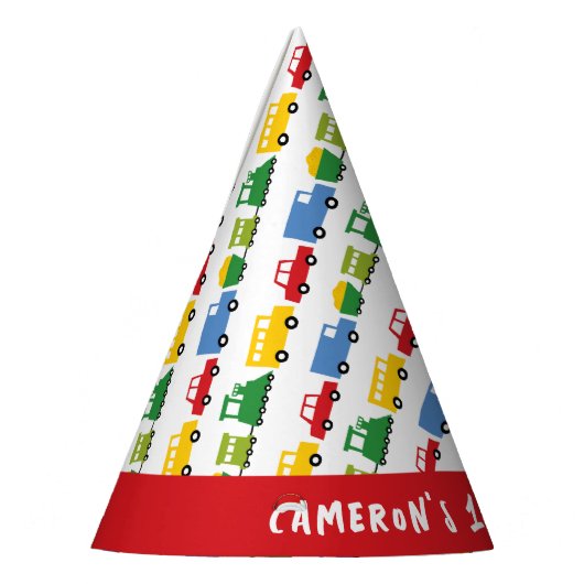 Jongens Speelgoed Auto Bus Vrachtwagen Treinvervoe Feesthoedjes (Links)