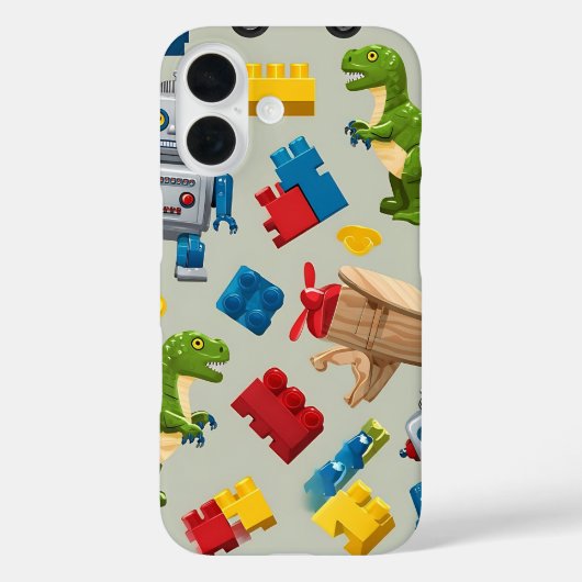 Jongens Speelgoed Case-Mate iPhone Case (Achterkant)
