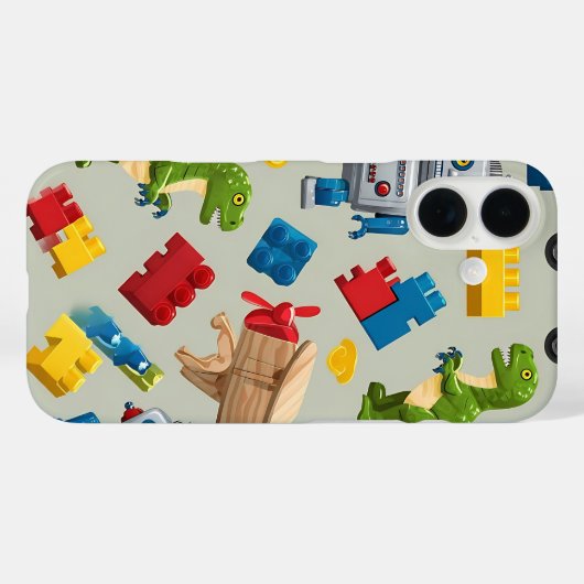 Jongens Speelgoed Case-Mate iPhone Case (Achterkant (horizontaal))