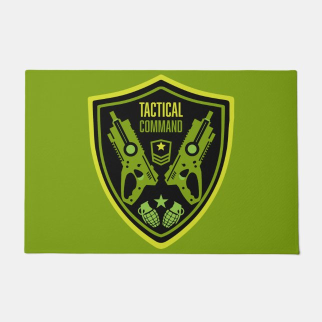 Jongens Speelgoed Dart Pistool Battle Deurmat (Voorkant)