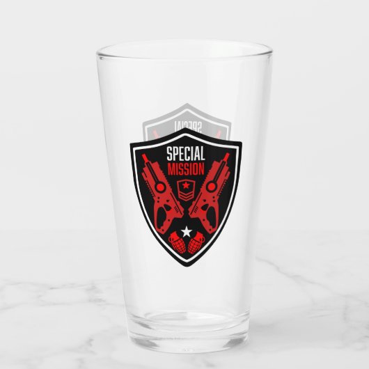 Jongens Speelgoed Dart Pistool Battle Glas (Achterkant)