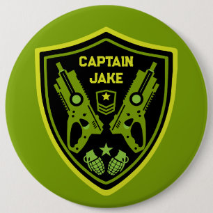 Jongens Speelgoed Dart Pistool Battle Ronde Button 6,0 Cm