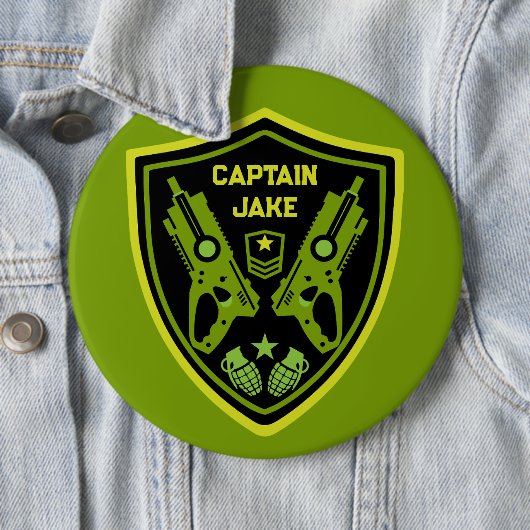 Jongens Speelgoed Dart Pistool Battle Ronde Button 6,0 Cm (In situ)