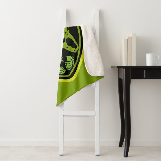 Jongens Speelgoed Dart Pistool Battle Sherpa Deken (In situ)