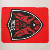 Jongens Speelgoed Dart Pistool Battle Sherpa Deken (Voorkant (horizontaal))