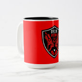 Jongens Speelgoed Dart Pistool Battle Tweekleurige Koffiemok (Voorkant links)