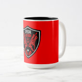 Jongens Speelgoed Dart Pistool Battle Tweekleurige Koffiemok (Voorkant rechts)