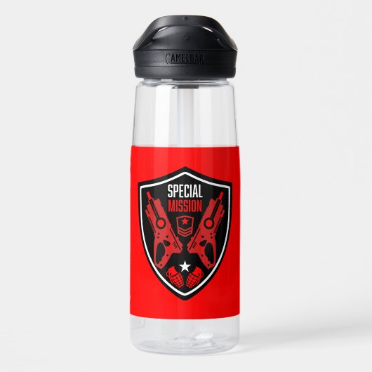 Jongens Speelgoed Dart Pistool Battle Waterfles (Achterkant)