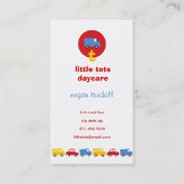 Jongens Speelgoed Fun Transport Kinder kleuterscho Visitekaartje (Voorkant)