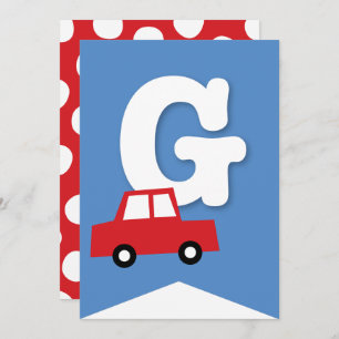 Jongens Speelgoed Kind Verjaardagsfeestje DIY Bunt Kaart