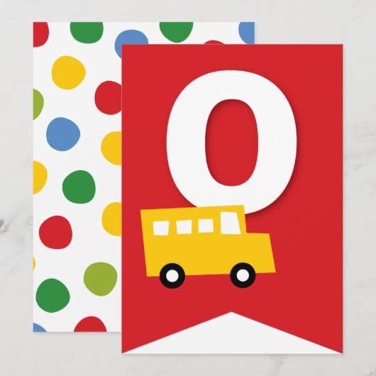 Jongens Speelgoed Kind Verjaardagsfeestje DIY Bunt Kaart (Voorkant / Achterkant)