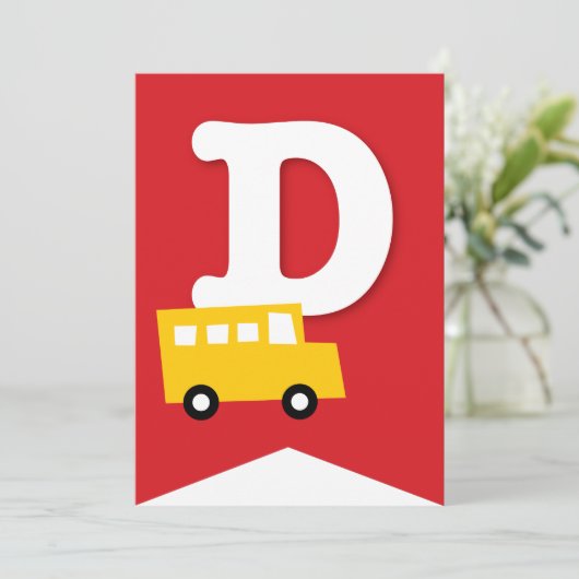 Jongens Speelgoed Kind Verjaardagsfeestje DIY Bunt Kaart (Staand voorkant)