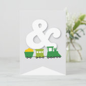 Jongens Speelgoed Kind Verjaardagsfeestje DIY Bunt Kaart (Staand voorkant)