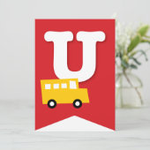 Jongens Speelgoed Kind Verjaardagsfeestje DIY Bunt Kaart (Staand voorkant)