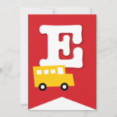 Jongens Speelgoed Kind Verjaardagsfeestje DIY Bunt Kaart (Voorkant)