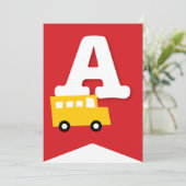 Jongens Speelgoed Kind Verjaardagsfeestje DIY Bunt Kaart (Staand voorkant)