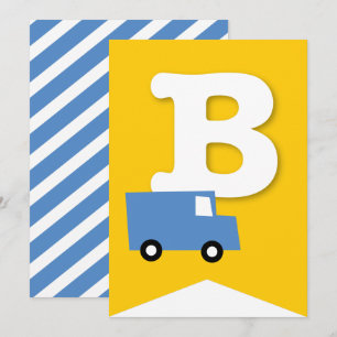 Jongens Speelgoed Kind Verjaardagsfeestje DIY Bunt Kaart