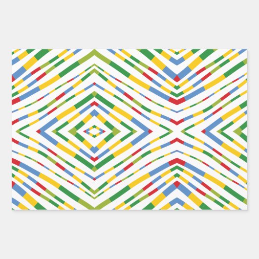 Jongens Speelgoed Kleurrijk Vervoer Kind's Verjaar Inpakpapier Vel (Voorkant 3)