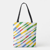 Jongens Speelgoed Kleurrijk Vervoer Kind's Verjaar Tote Bag (Achterkant)