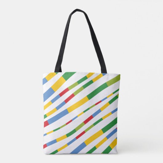 Jongens Speelgoed Kleurrijk Vervoer Kind's Verjaar Tote Bag (Achterkant)