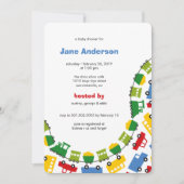 Jongens Speelgoed Kleurrijk Vervoer Schattige Jong Kaart (Voorkant)