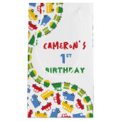 Jongens Speelgoed Leuk Kleurrijk Vervoer Verjaarda Klein Cadeauzakje (Voorkant)