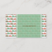 Jongens Speelgoed Leuk Retro Pastels Schattige Aut Visitekaartje (Achterkant)